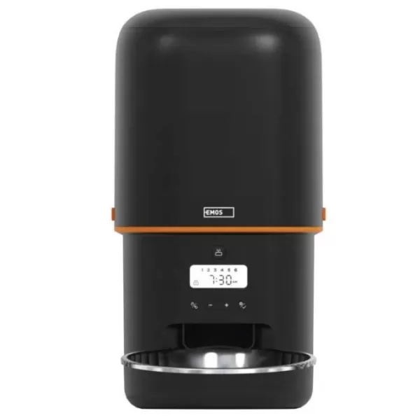 EMOS Dávkovač krmiva PET CARE 4l, černý H6001