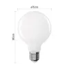 EMOS LED žárovka Filament G95/E27/7,8W (75W)/1055lm/teplá bílá ZF2D52
