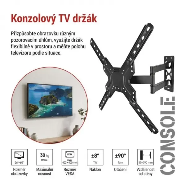 EMOS Držák konzolový pro TV 26-60" KT01C