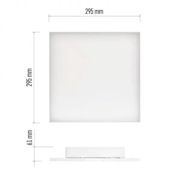 EMOS LED Panel př.bezdrá. 30x30 18W / ZM5181/
