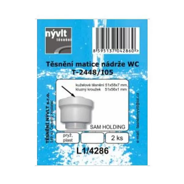 těsnění wc matice horní nádrže T-2448/I05 SAM