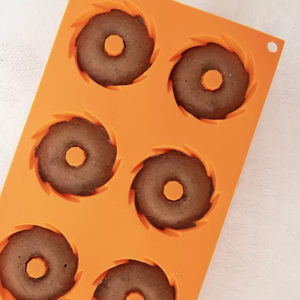 Forma silikon věnečky 6 oranžová