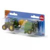 SIKU Blister-John Deere traktor s balíkovačkou