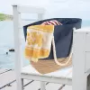 Taška plážová bavlna/juta 47x16 cm mix