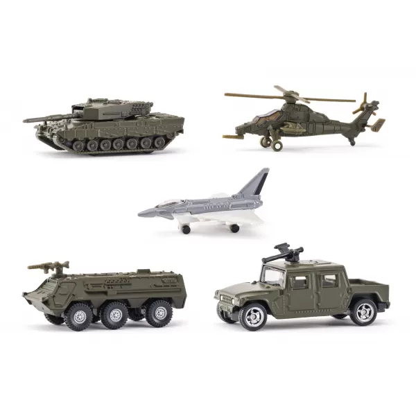 SIKU Military - Sada vojenských vozidel, 5 ks