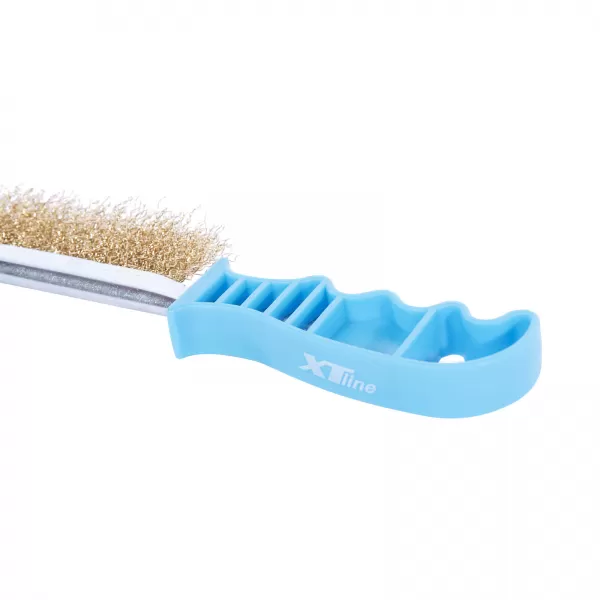 XT Kartáč ocelový vlnitý 270mm PVC