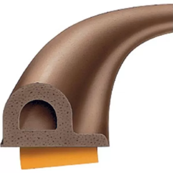 Těsnění do oken a dveří guma 9x5,5mm 6m hnědé, TESA
