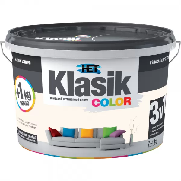 HET Klasik COLOR 0228 - béžový mandlový - 7kg + 1kg