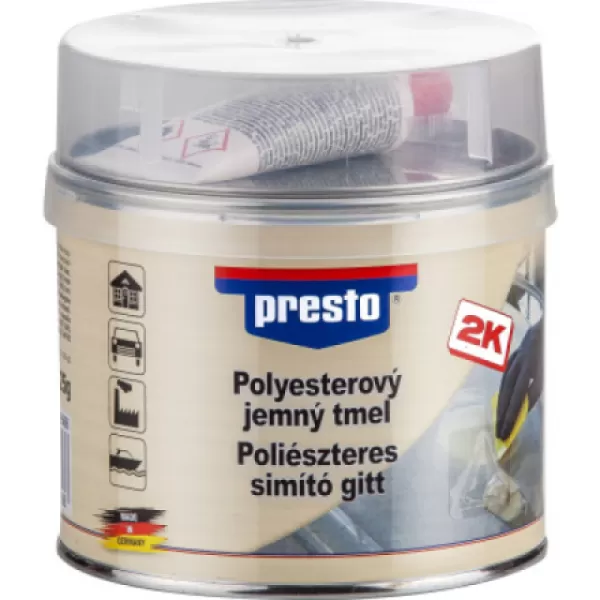 PRESTO Tmel jemný bílá 250g