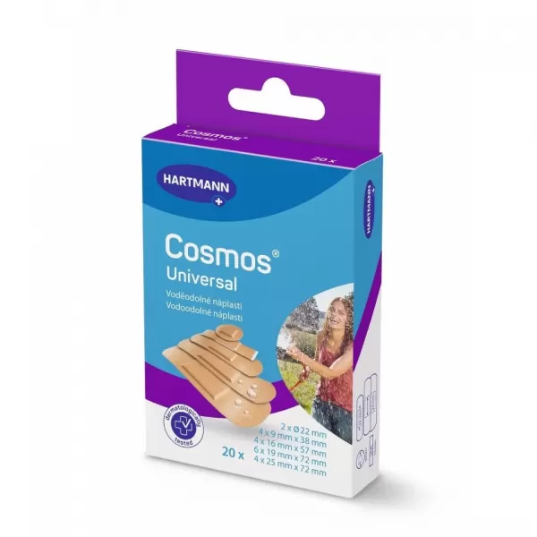 COSMOS náplast voděodolná 20ks ve 5 velikostech