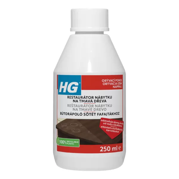 HG410 restaurátor nábytku tm.dřeva 250ml