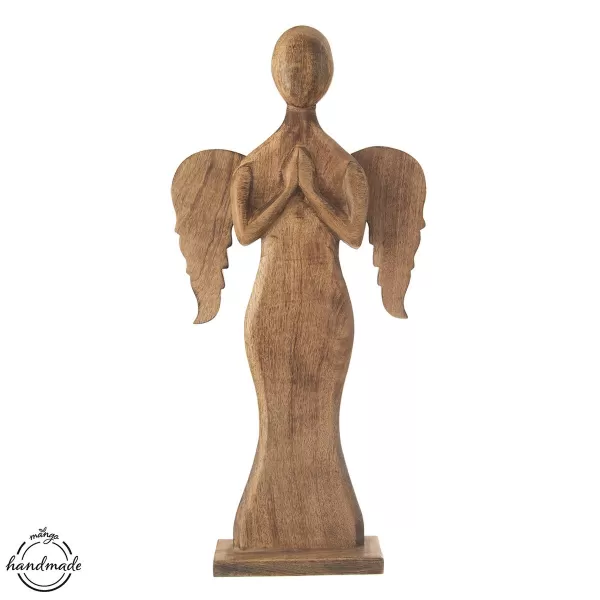 Anděl dřevo MANGO v. 76,5 cm