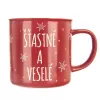 Hrnek ker. VLOČKA Šťastné a veselé 0,51 l