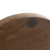 Podnos dřevo/kov úchyt MANGO pr. 30 cm