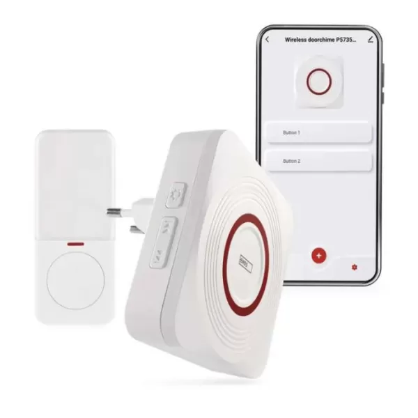 EMOS GOSMART Zvonek bezdrátový AC P5735WS