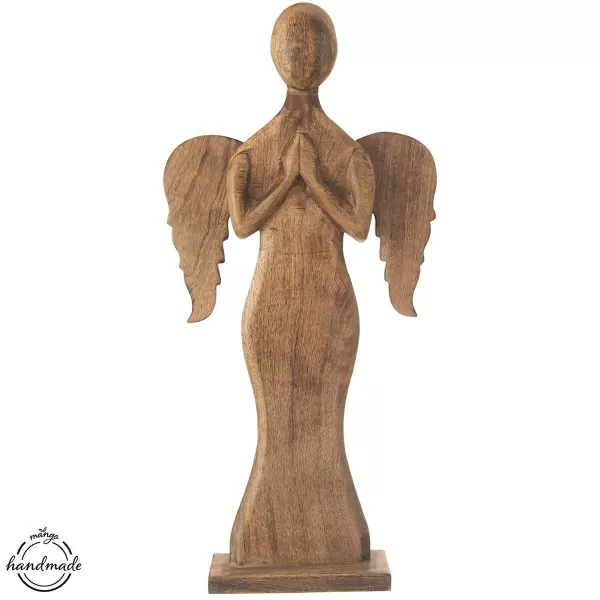 Anděl dřevo MANGO v. 107,5 cm