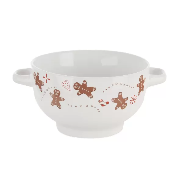 Miska ker. polévková PERNÍČEK kulatá pr. 14 cm