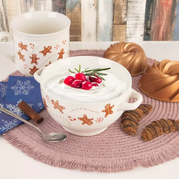 Miska ker. polévková PERNÍČEK kulatá pr. 14 cm