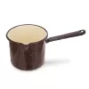 Hrnek smalt BROWN 1,2 l, pr. 12 cm rukojeť