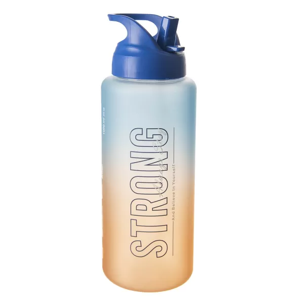Láhev tritan uzávěr Moly blue-orange 1 l