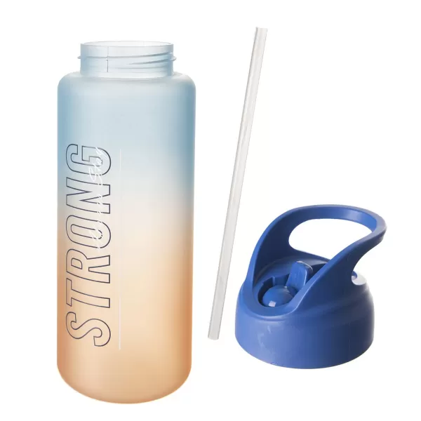 Láhev tritan uzávěr Moly blue-orange 1 l