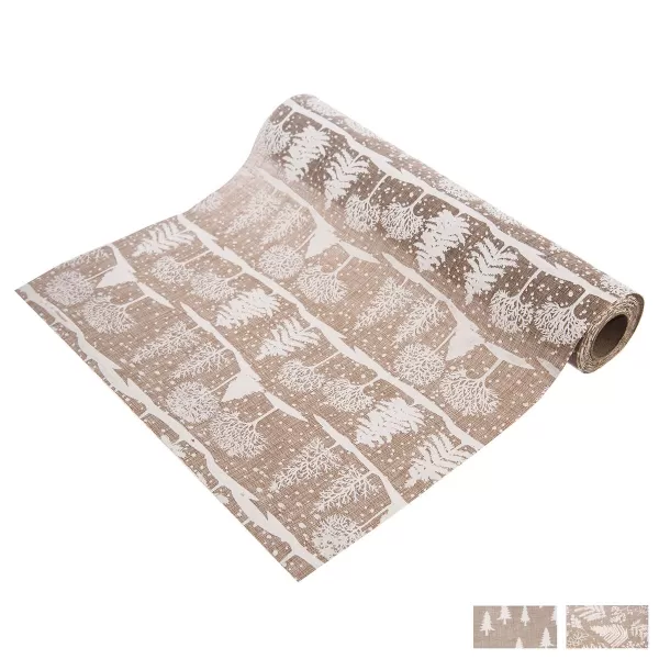 Ubrus-běhoun polyester vánoční 270x28 cm mix
