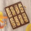 Forma silikon na müsli tyčinky 8 hnědá