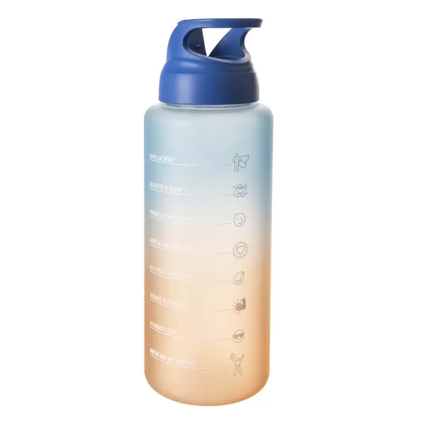 Láhev tritan uzávěr Moly blue-orange 1 l