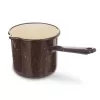 Hrnek smalt BROWN 1,2 l, pr. 12 cm rukojeť