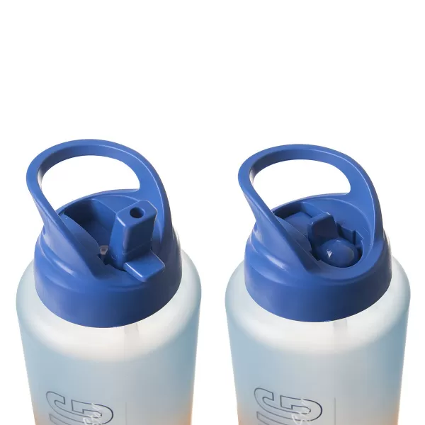 Láhev tritan uzávěr Moly blue-orange 1 l