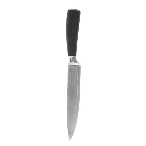 Nůž kuchyňský damašková ocel/pakka 17,5 cm