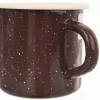 Hrnek smalt BROWN 0,4 l, pr. 8 cm