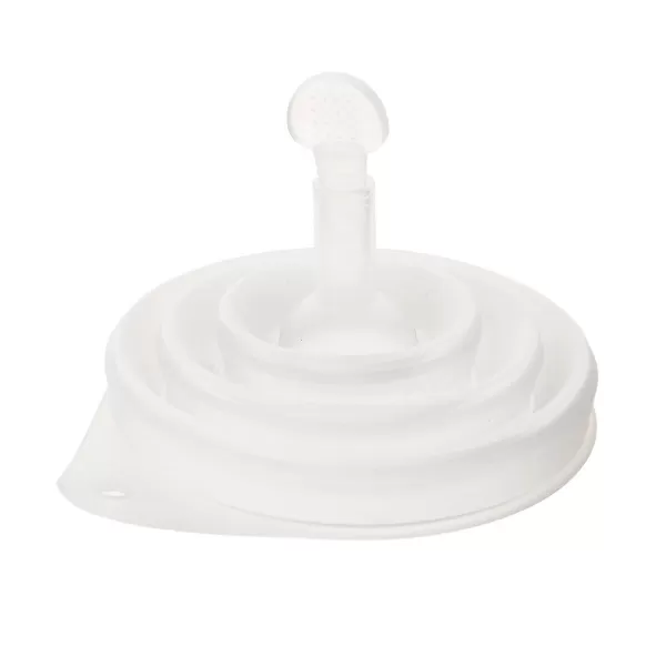 Nálevka silikon KEMP pr. 12 cm skládací+špunt