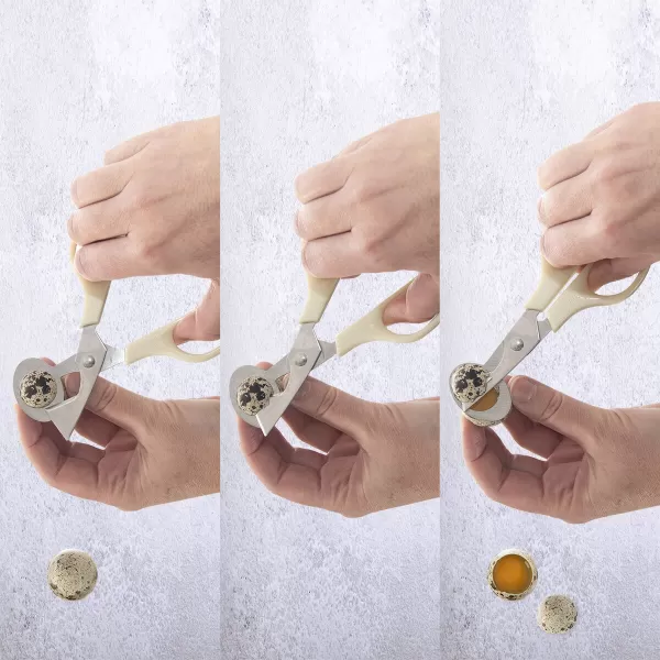 Nůžky nerez/plast na křepelčí vajíčka mix