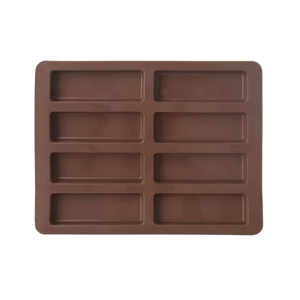 Forma silikon na müsli tyčinky 8 hnědá