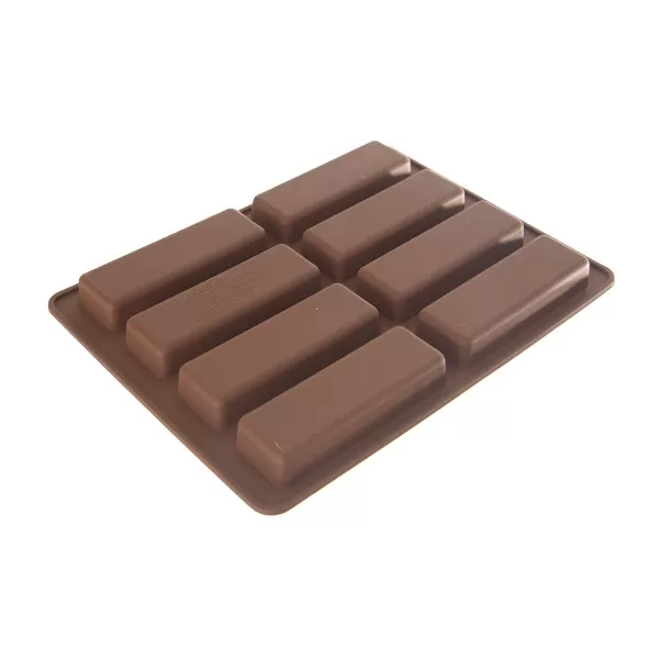 Forma silikon na müsli tyčinky 8 hnědá