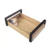 Tác dřevo/kov MANGO 31x22 cm malý
