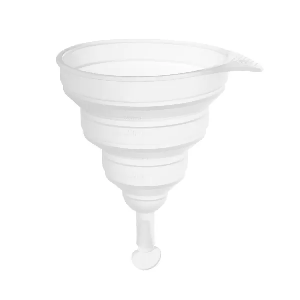 Nálevka silikon KEMP pr. 12 cm skládací+špunt