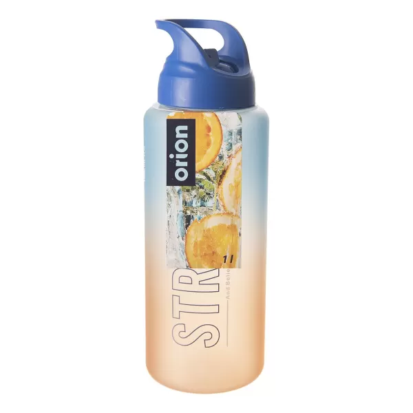 Láhev tritan uzávěr Moly blue-orange 1 l