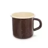 Hrnek smalt BROWN 0,4 l, pr. 8 cm