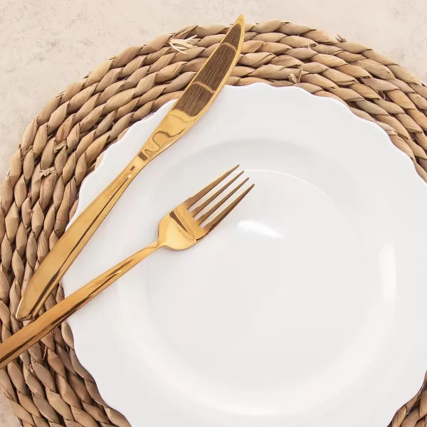 Talíř porc. mělký MONA vlnky pr. 24,5 cm