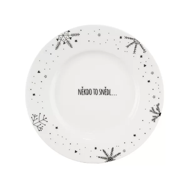 Talíř porc. dezertní VLOČKA pr. 20 cm CZ