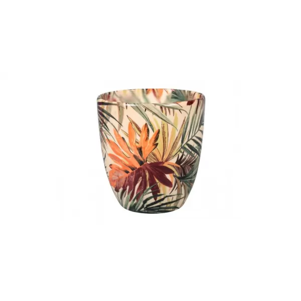 Obal KODET PALMA d13cm zeleno-hnědý lesk