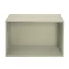 Bedýnka dřevo 36x26x15 cm sv. zelená