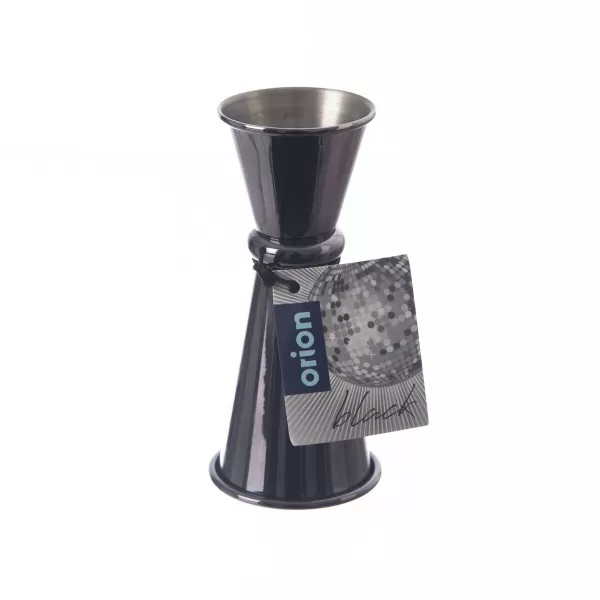 Odměrka nerez barová BLACK oboustranná 20 ml/40 ml