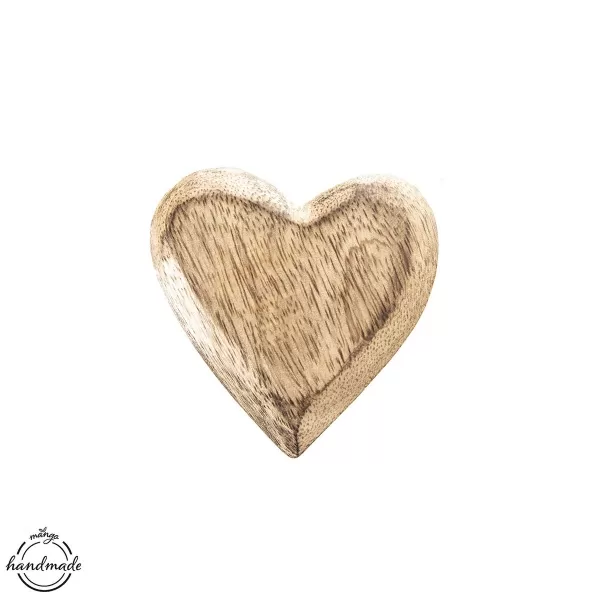 Srdce dřevo MANGO