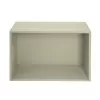 Bedýnka dřevo 31x21x13 cm sv. zelená