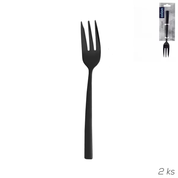 Vidlička nerez dezertní BLACK 2 ks