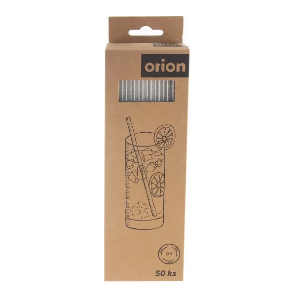Brčko UH nápoj.opak.použ. 50 ks 22 cm třpytky