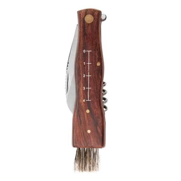 Nůž houbařský+štětec, otvíráky 7 cm